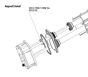 JBL - Предохранительный зажим для УФ-стерилизатора AquaCristal 72/110 Вт (AquaCristal safety clamp)