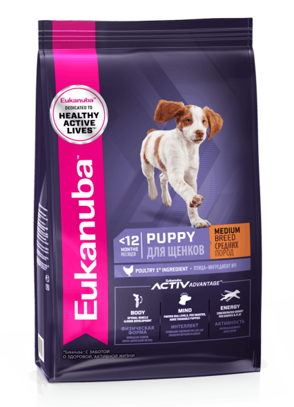 Eukanuba - Сухой корм для щенков средних пород
