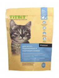 TiTBiT - Корм сухой для котят , беременных и кормящих кошек 400гр