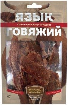 Деревенские лакомства - Язык говяжий 50 гр