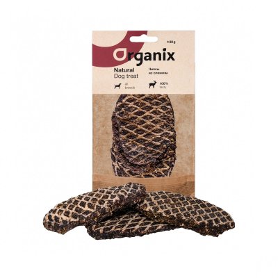 Organix - Лакомство для собак "Чипсы из оленины" 60гр Organix - Лакомство для собак