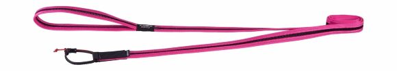 Rogz - Классический поводок ультра легкий, цвет розовый закат 1.5м