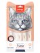 Wanpy Cat - Лакомство для кошек &amp;quot;нежное пюре&amp;quot; из тунца и лосося 25 шт х14 г