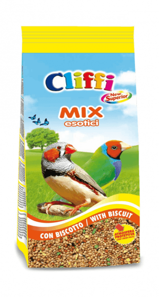 Cliffi Superior Mix Parakeets with biscuit - Смесь отборных семян для длиннохвостых попугаев с печеньем