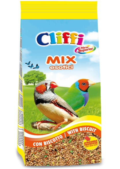 Cliffi - Смесь отборных семян для длиннохвостых попугаев с печеньем