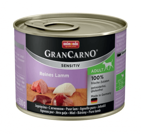 Animonda - Консервы для собак Gran Carno с ягненком (Sensitiv), 400гр