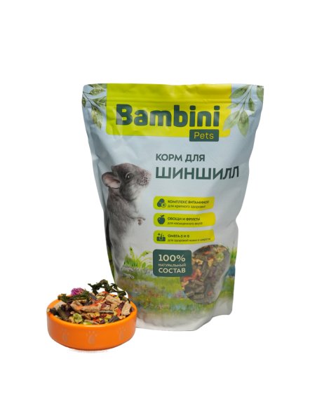 Bambini Pets - Корм для шиншилл
