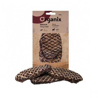 Organix - Лакомство для собак "Чипсы из оленины с печенью" 60гр Organix - Лакомство для собак