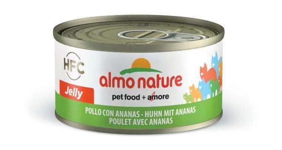 Almo Nature HFC Jelly - консервы для кошек курица с ананасом 70гр