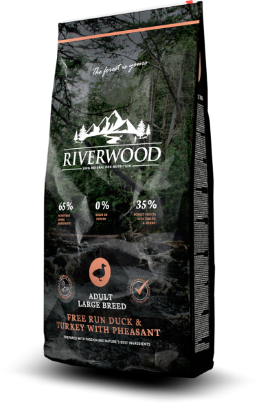 Riverwood Adult Large Breed Duck &amp;amp; Turkey with Pheasant - Сухой корм для крупных пород, с индейкой, уткой и фазаном