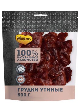 Мнямс - Лакомство для собак, Грудки Утиные, 500г