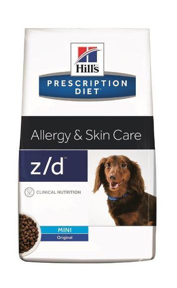 Hill's Prescription Diet z/d Mini - Гипоаллергенный корм при пищевых аллергиях у собак малых пород 1,5кг