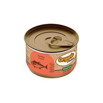Organic Choice - Консервы тунец в соусе для кошек 70 гр