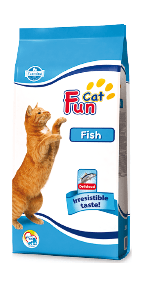 51208.580 Farmina Fun Cat Fish - Syhoi korm dlya koshek, so vkysom ribi kypit v zoomagazine «PetXP» Farmina Fun Cat Fish - Сухой корм для кошек, со вкусом рыбы
