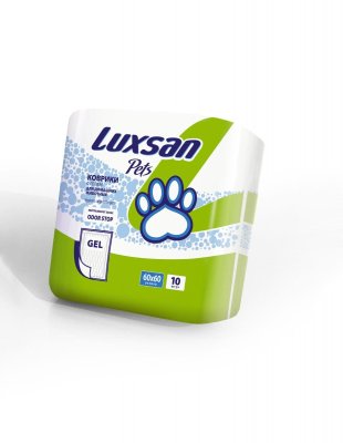Luxsan - Пеленки для собак, гелевый абсорбент - 10шт Luxsan - Пеленки для собак, гелевый абсорбент - 10шт