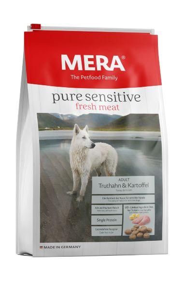 Mera Pure Sensitive Fresh Meat - Корм с индейкой и картофелем для взрослых собак