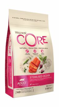 Core Sterilised - Корм для стерилизованных кошек и кастрированных котов, с лососем