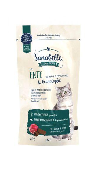 Sanabelle Snack - Лакомство для кошек с уткой и гранатом 55гр