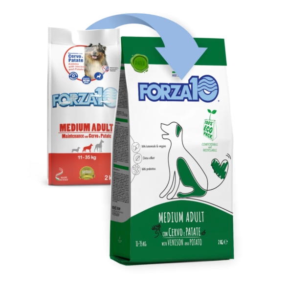 Forza10 Maintenance Medium Adult - Для взрослых собак средних пород, с Олениной и Картофелем