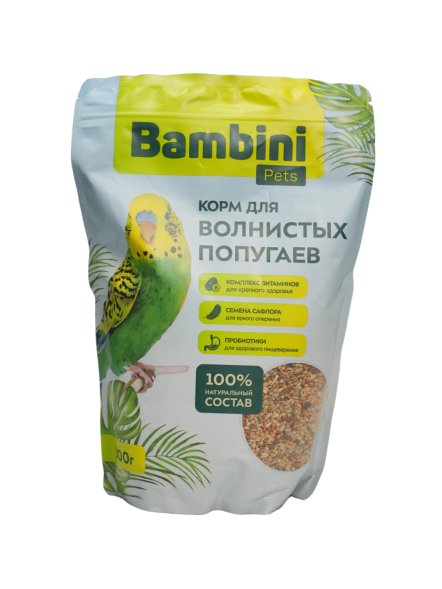 Bambini Pets - Корм для волнистых попугайчиков