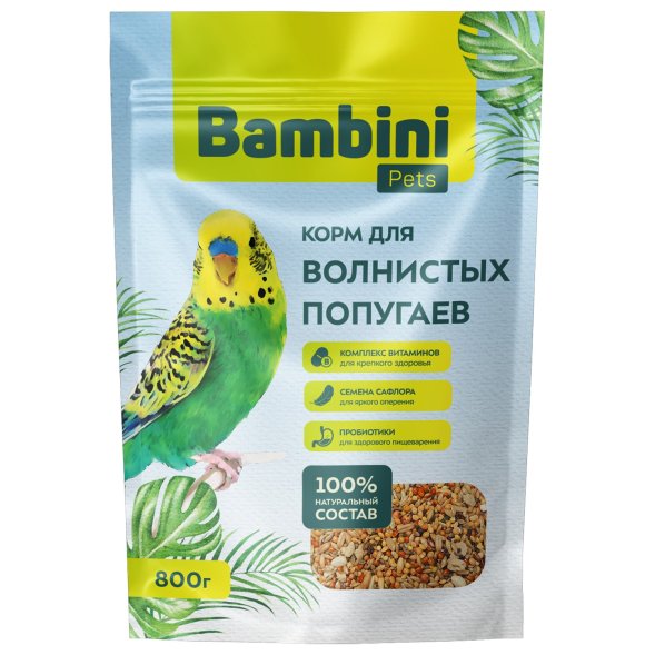 Bambini Pets - Корм для волнистых попугайчиков