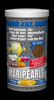 JBL MariPearls - Корм премиум-класса в форме гранул для морских аквариумных рыб, 1 л (520 г)