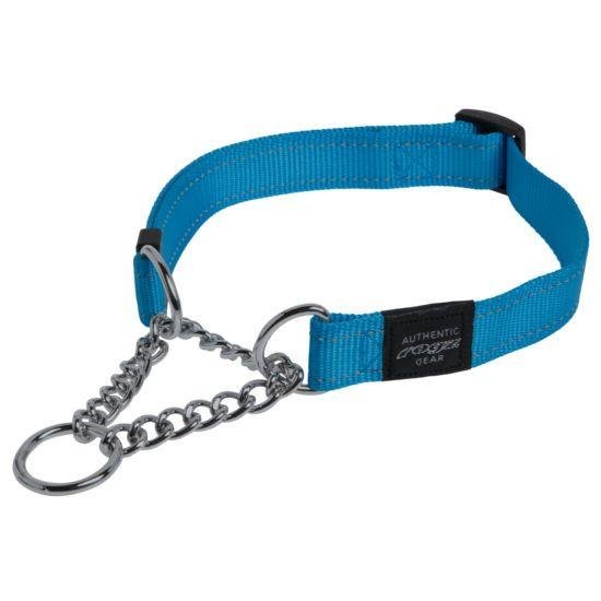 Rogz Obedience Half Check Collar - Полуудавка строгая серия &amp;quot;Utility&amp;quot;, голубой