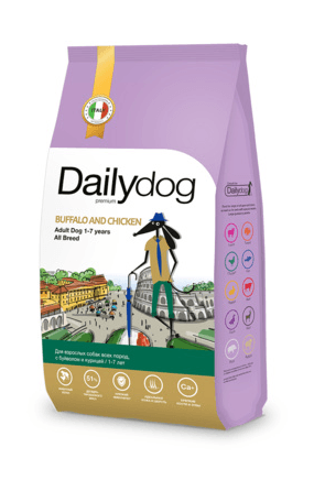 Dailydog Casual line Adult All Breed Buffalo and Chicken - Сухой корм для взрослых собак всех пород, с Буйволом и Курицей