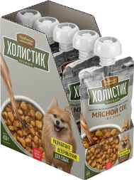 Деревенские Лакомства Холистик Премьер - Мясной соус для собак из утки, 90 г
