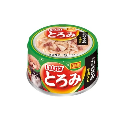 Inaba Тороми - Консервы для собак, Филе Курицы, Говядина, в Бульоне, 80 гр