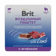 Brit - Воздушный паштет для взрослых собак мини пород, с Чувствительным пищеварением, с Ягненком, 100 гр