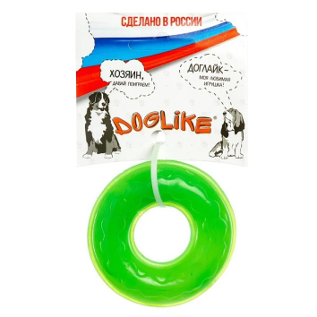 Doglike - Игрушка для собак, Кольцо-мини, Зеленый