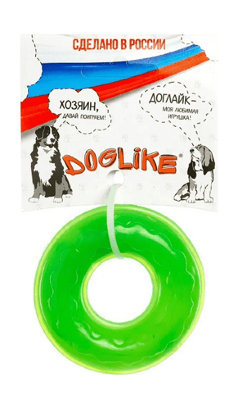41592.580 Doglike - Igryshka dlya sobak, Kolco-mini, Zelenii kypit v zoomagazine «PetXP» Doglike - Игрушка для собак, Кольцо-мини, Зеленый
