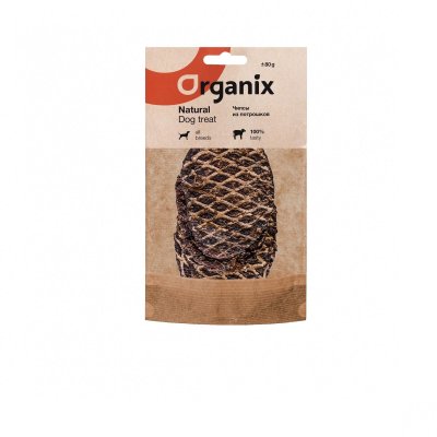 Organix - Лакомство для собак "Чипсы из потрошков" 60гр Organix - Лакомство для собак