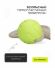 Mr.Kranch - Игрушка для собак, Мяч на кольцевом шнуре, 6 см, Неоновая желтая