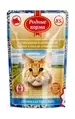 Родные Корма - Паучи для кошек с говядиной и морковкой кусочки в соусе по-ленинградски 85 гр