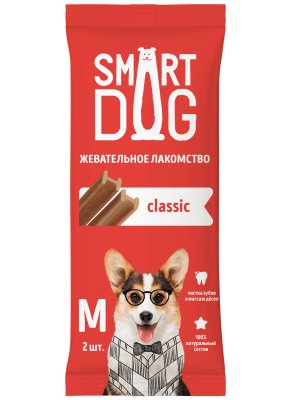 Smart Dog - Лакомства жевательное лакомство с витаминами и минералами для собак и щенков Smart Dog - Лакомства жевательное лакомство с витаминами и минералами для собак и щенков