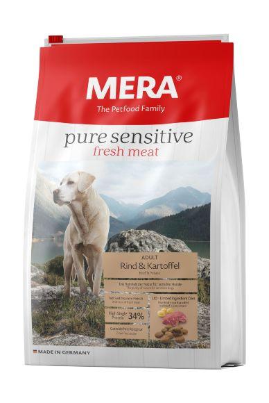Mera Pure Sensitive Fresh Meat - Корм для взрослых собак с говядиной и картофелем