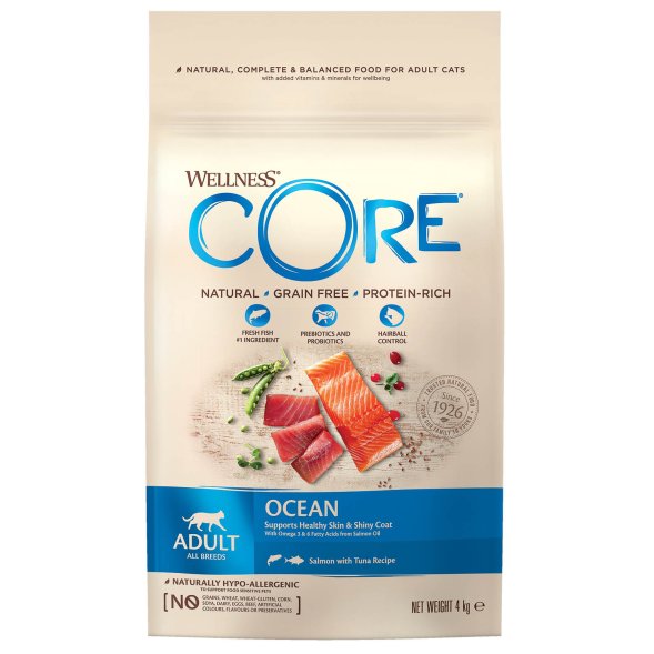 Core - Сухой корм для кошек с лососем и тунцом