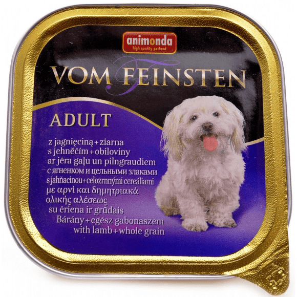 Animonda - Консервы для собак с ягненком и цельными злаками (VOM FEINSTEN ADULT), 150гр