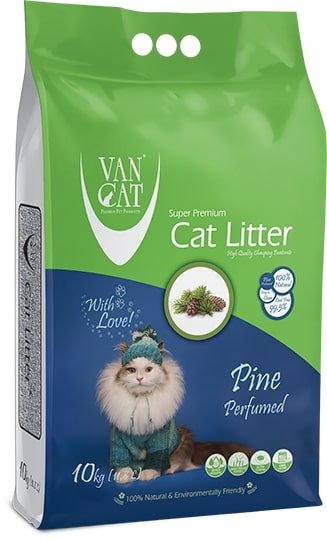 Van Cat - Комкующийся наполнитель без пыли, с ароматом Соснового Леса
