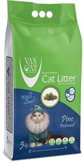 Van Cat - Комкующийся наполнитель без пыли, с ароматом Соснового Леса
