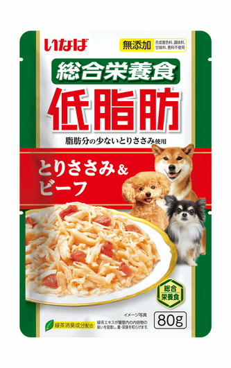 INABA Teishibo - Консервы для собак, Куриное Филе с Говядиной в желе, 80 гр