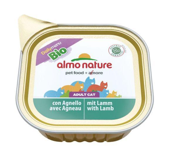 Almo Nature - паштет для кошек Био-меню с ягненком 100гр