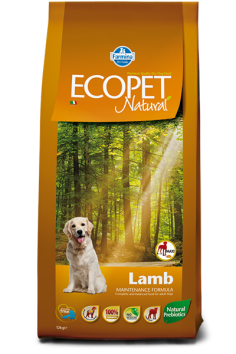 Farmina Ecopet - Сухой сбалансированный корм для собак крупных пород, с Ягнёнком 12 кг