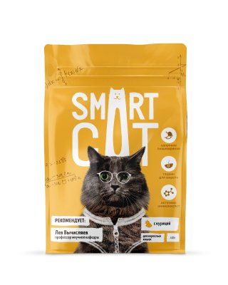 Smart Cat - Сухой корм для взрослых кошек, с курицей Smart Cat - Сухой корм для взрослых кошек, с курицей