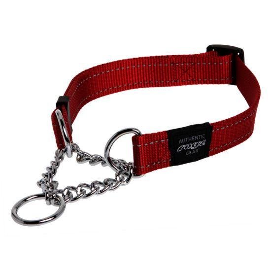 Rogz Obedience Half Check Collar - Полуудавка строгая серия &amp;quot;Utility&amp;quot;, красный