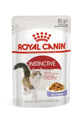 Royal Canin Instinctive - Влажный корм для взрослых кошек, в желе 85гр Royal Canin Instinctive - Влажный корм для взрослых кошек, в желе 85гр