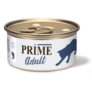 Prime - Консервы для взрослых кошек, Тунец в собственном соку, 70 гр