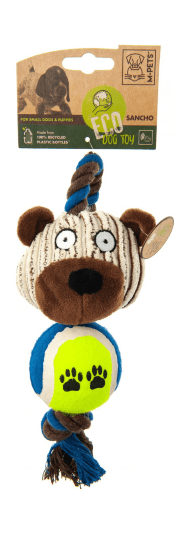 M-Pets - Эко игрушка для собак с пищалкой Sancho, 27x8 см